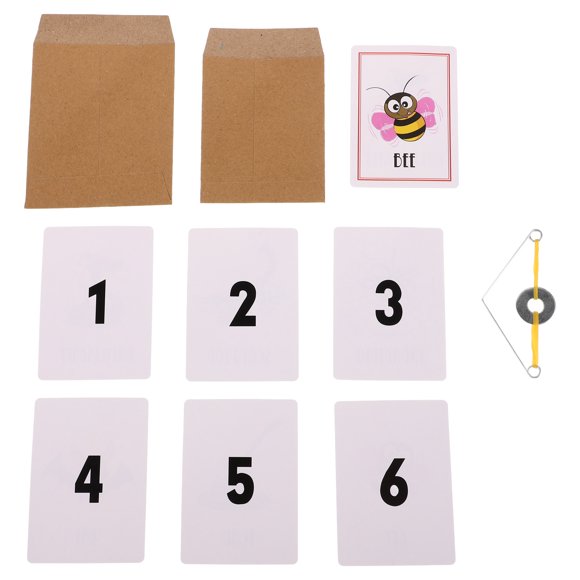 KAKOWELY Jeux de Cartes Animaux pour Enfants, Sélection de Cartes Scellées, Enveloppes de Fermeture, Accessoires de Rue pour Farces et Fêtes, Faciles pour Soirées de Jeux