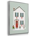 thumbnail image 3 of Festive Front Door III - Framed Gallery Wrapped Holiday Canvas - 17 x 25 - Silver Frame, 3 of 8