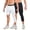 White&Black, variant on 2 Pack Men's Compression Pants, 3/4 One Leg Compression Tights Men Basketball Leg Sleeve Athletic Base Layer Leggings
