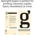 thumbnail image 4 of Springhill Digital Opaque Colors Ivory, 70lb, Letter, 8.5 x 11, 500 Sheets / 1 Ream, Made The USA, 4 of 6