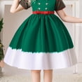 thumbnail image 6 of 4-9T Girls Christmas Princess Gown Dress Ugly Xmas Swing Party Casual Dress, 6 of 7