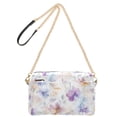 thumbnail image 2 of FORMRS Women Crossbody Purse with Chain Strap Vegan Leather Shoulder Handbag, Purple Flower Pattern, 2 of 7