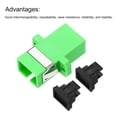 thumbnail image 3 of Uxcell Fiber Optic Coupler SC/APC Single Mode Simplex for Network Internet, 10 Pack, 3 of 6