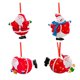 thumbnail image 1 of Gibobby Pintado muñeco de nieve colgante árbol regalo decoración Santa 4PCS decoración del(A), 1 of 5