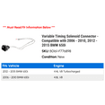 thumbnail image 2 of Variable Timing Solenoid Connector - Compatible with 2006 - 2010, 2012 - 2015 BMW 650i 2007 2008 2009 2013 2014, 2 of 2
