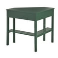 thumbnail image 5 of TMS Ellen Corner Desk with Drawer and Shelves, Dark Green, 5 of 6
