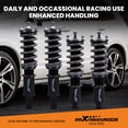 thumbnail image 4 of maXpeedingrods Coilover for Honda Civic 1989-2000, for Honda CRX 1989-1991, for Acura Integra 1995-2000, 24 Levels Damper Adjustable Suspension Kit, 4 of 9
