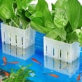 thumbnail image 6 of BESEW7 Aquarium Plant Holder Basket with Hanging Stand for Live Plants for Fish Tank, Wall Mounted Flower Pot for Pond Plants Indoor Outdoor Patio Garden Black 1PC, 6 of 9