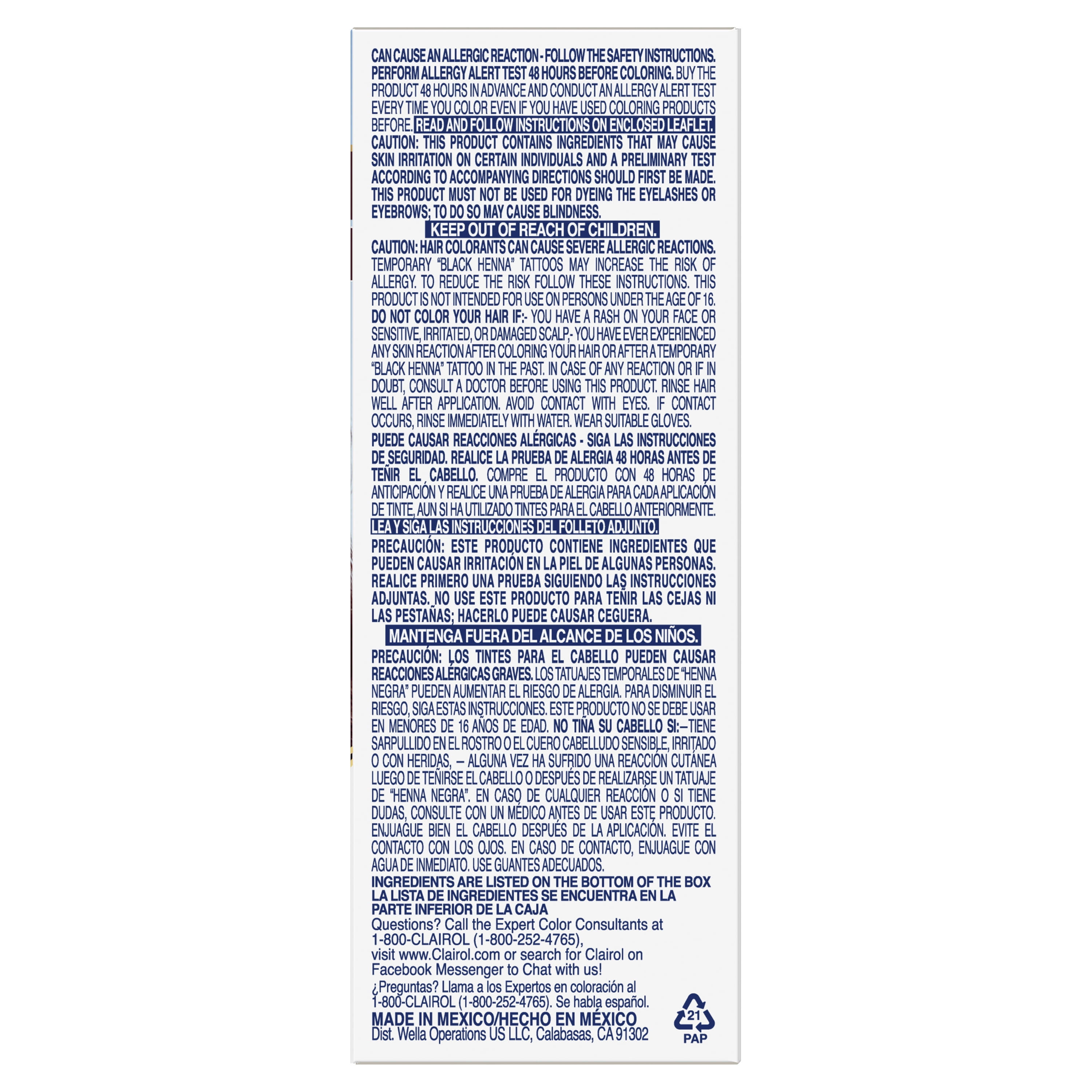 Clairol Nice'n Easy Permanent Hair Dye Color Cream, 4RV Burgundy
