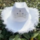 thumbnail image 2 of Paquete de 2 sombreros de vaquero, sombrero de occidental, ala para disfraz de señora y, 2 of 9