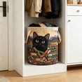 thumbnail image 3 of Outdor Quilted Laundry With Handles Boho Floral Quilted Storage Hamper Large Soft Laundry For Nursery, 3 of 3
