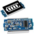 thumbnail image 3 of Medidor de batería Probador de nivel Monitor de capacidad Accesorio de pantalla azul para equipo de automóvil, 3 of 5
