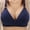 Blue, variant on Women Comfortable Lace Breathable Bra Underwear No Rims