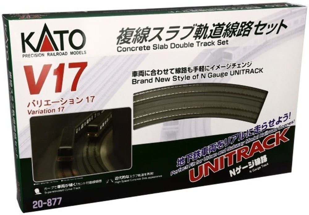 Kato 877 N V17 Unitrack Concrete Slab Double Oval Superelevated Track Set Walmart Com Kato 877 N V17 Unitrack Concrete Slab Double Oval Superelevated Track Set Walmart Com