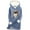 Blue, variant on Feancey Halloween Womens Fleece Hoodie Novelty Ghost Graphic Pullover Sweatshirts Hooded Long Sleeve Sherpa Lined Thermal Tops Blue L