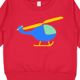thumbnail image 3 of Inktastic Blue Helicopter Toddler Sweatshirt, 3 of 4