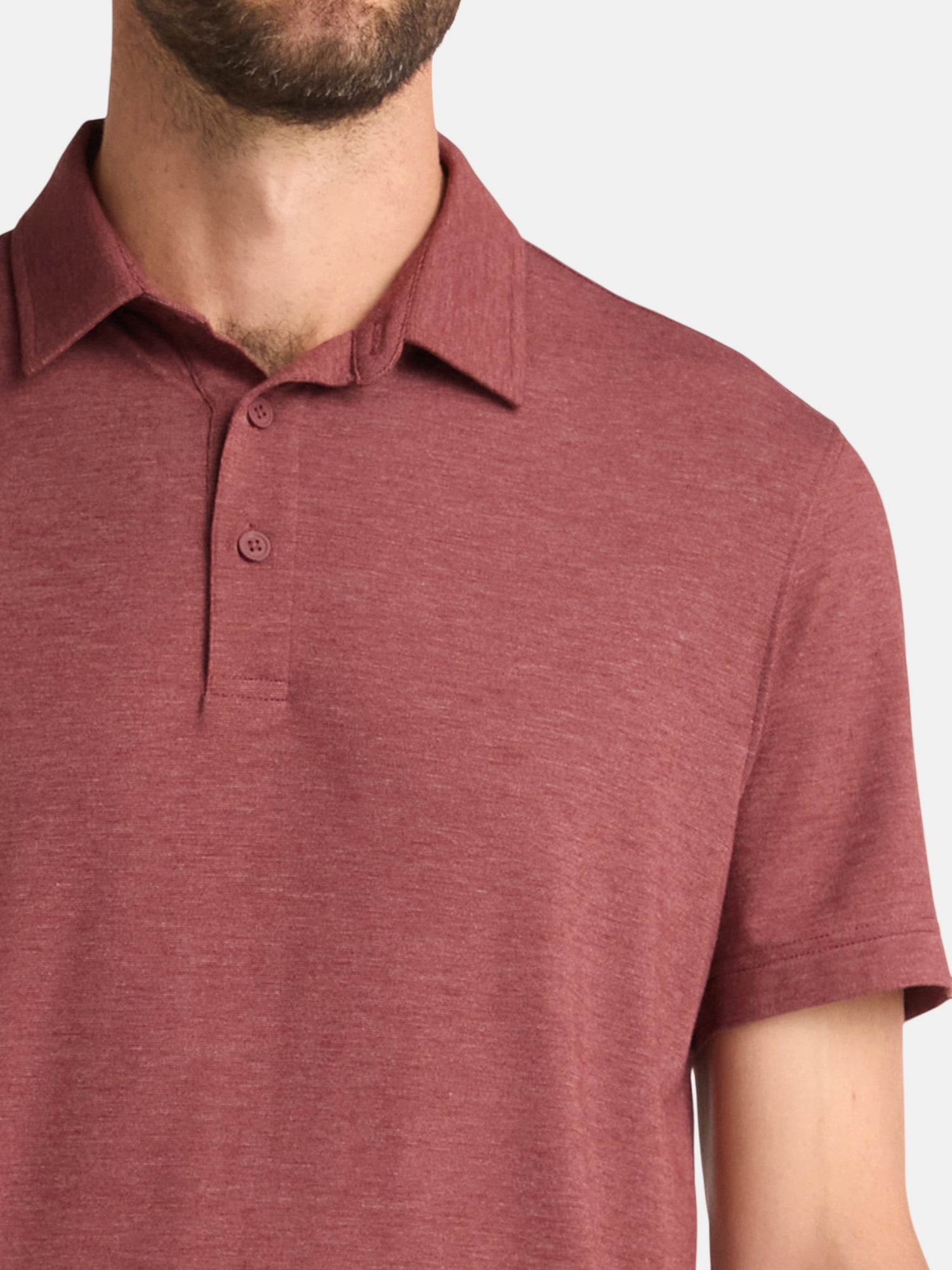 George Men's & Big Men's Poly Polo with Short Sleeves, Sizes S-3XL