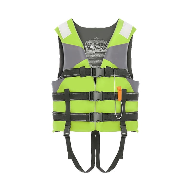 HUANBAI Life Jacket Buoyancy Children's Vest Swimming Snorkeling Portable 5 11 Years Old One Size
