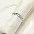 thumbnail image 4 of 6Pcs Napkin Ring Metal Napkin Ring Set Napkin Buckles Holder Table Decor for Wedding, Party, Ramadan, Banquet, 4 of 5