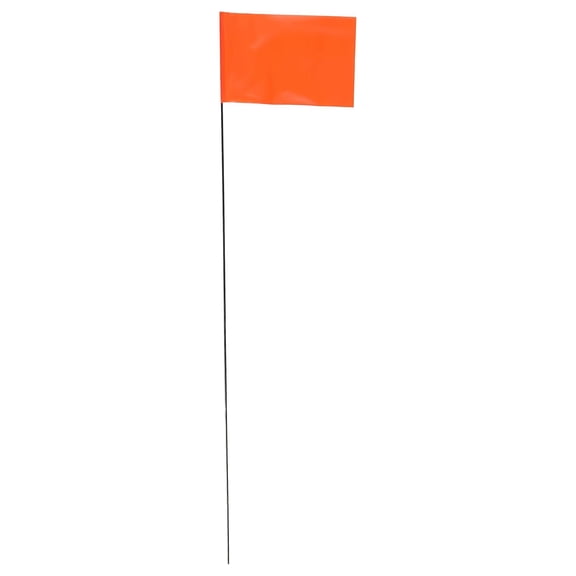 10 Pack Orange Marking Flags 15275