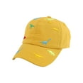 thumbnail image 2 of Tejiojio Fall Kids Baseball Hat Toddler Boys Girls Sun Protection Cotton Hats Dinosaur Sun Hat, 2 of 3