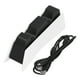thumbnail image 1 of Estación de carga para dos mandos de juegos con indicador LED Soporte de carga USB para mando inalámbrico PS5 Blanco, 1 of 10