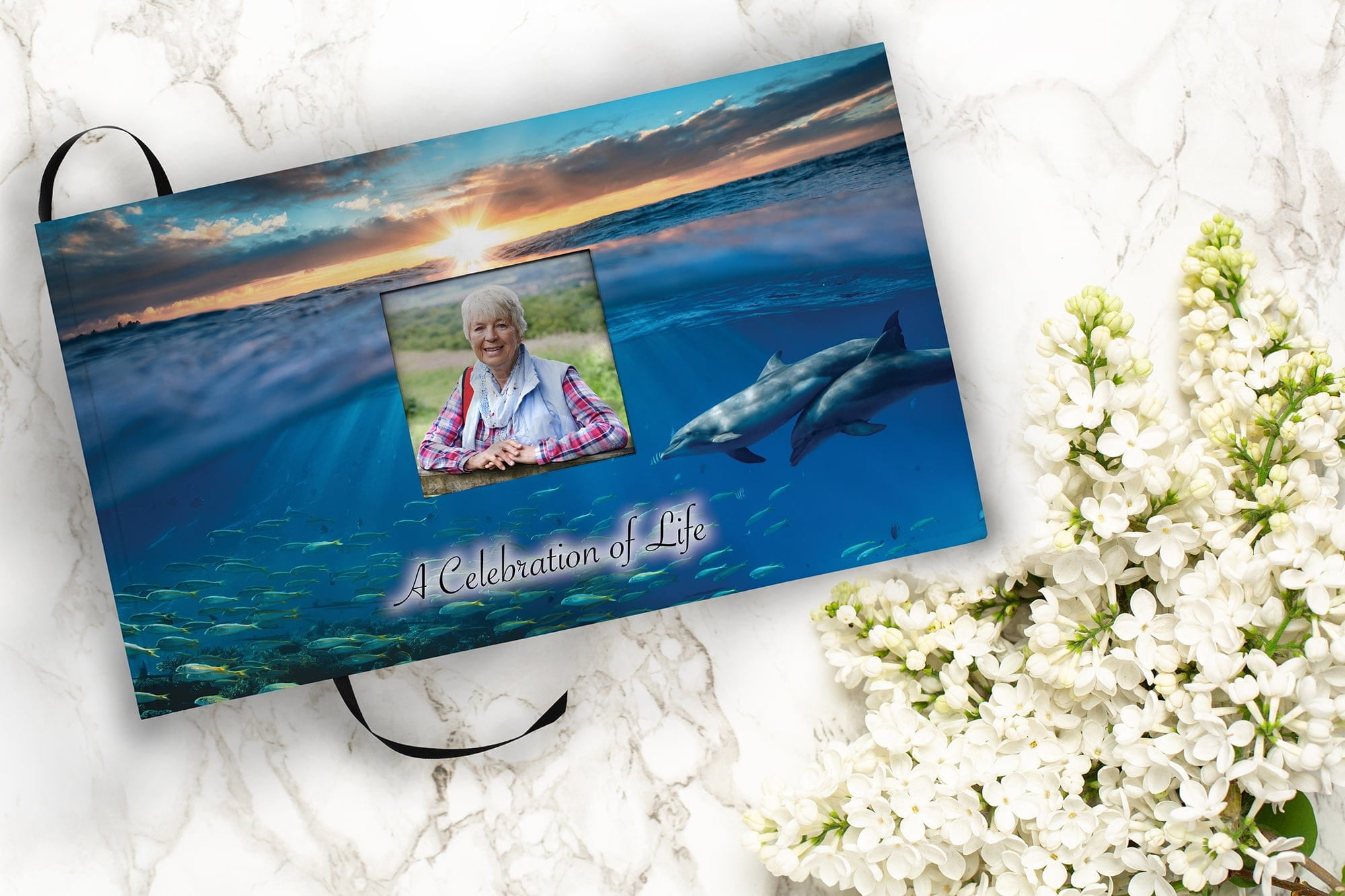 Divine Dolphins Biodegradable & Eco Friendly Burial or Scattering Urn / Tube