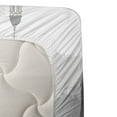 thumbnail image 3 of Ambesonne Cityscape Fitted & Top Sheet Set with Shams, Paris Aerial Scenery, Pale Grey Orange White, 3 of 4