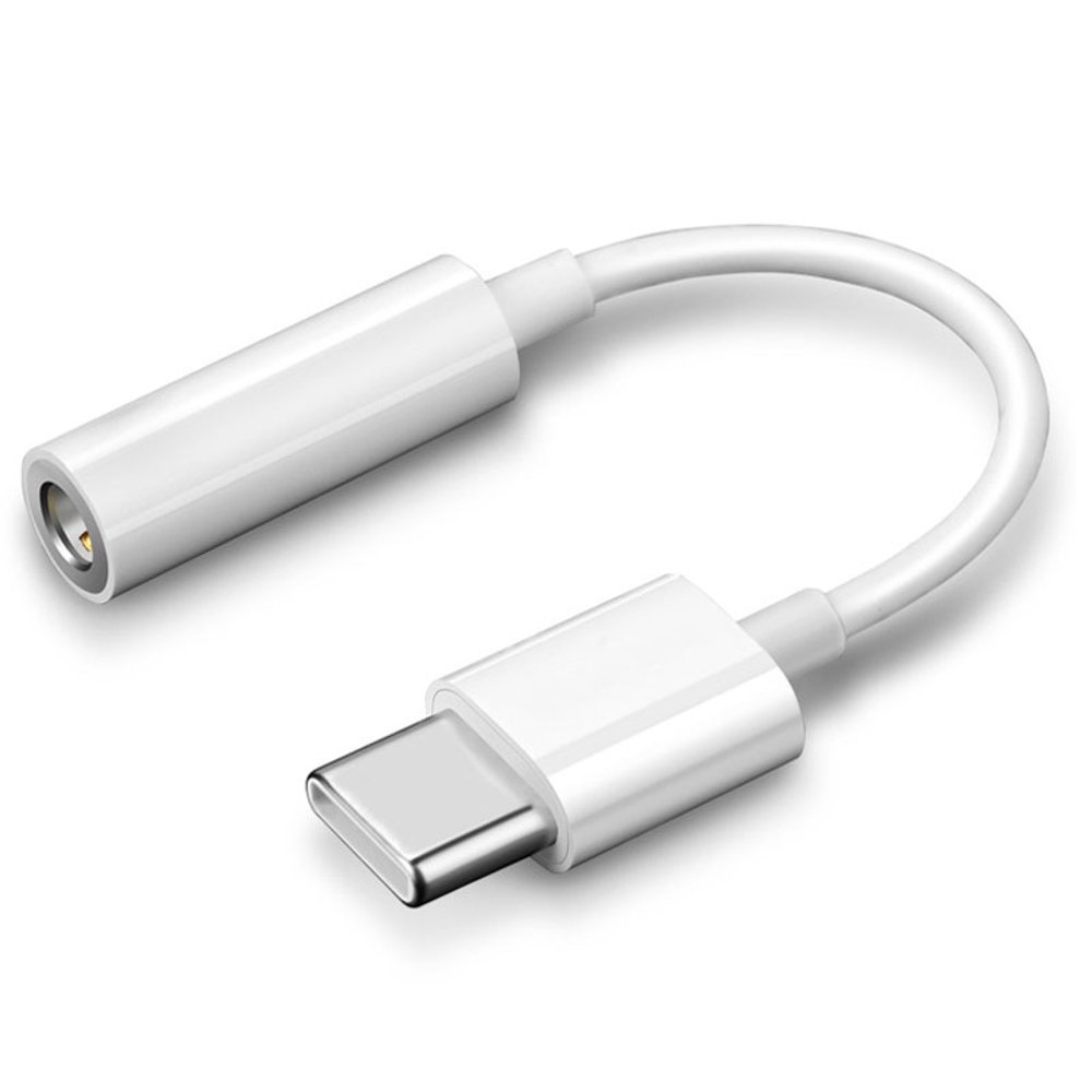 Type C to 3.5 Adapter, Stereo Headphones/Headset 3.5mm Cable Audio
