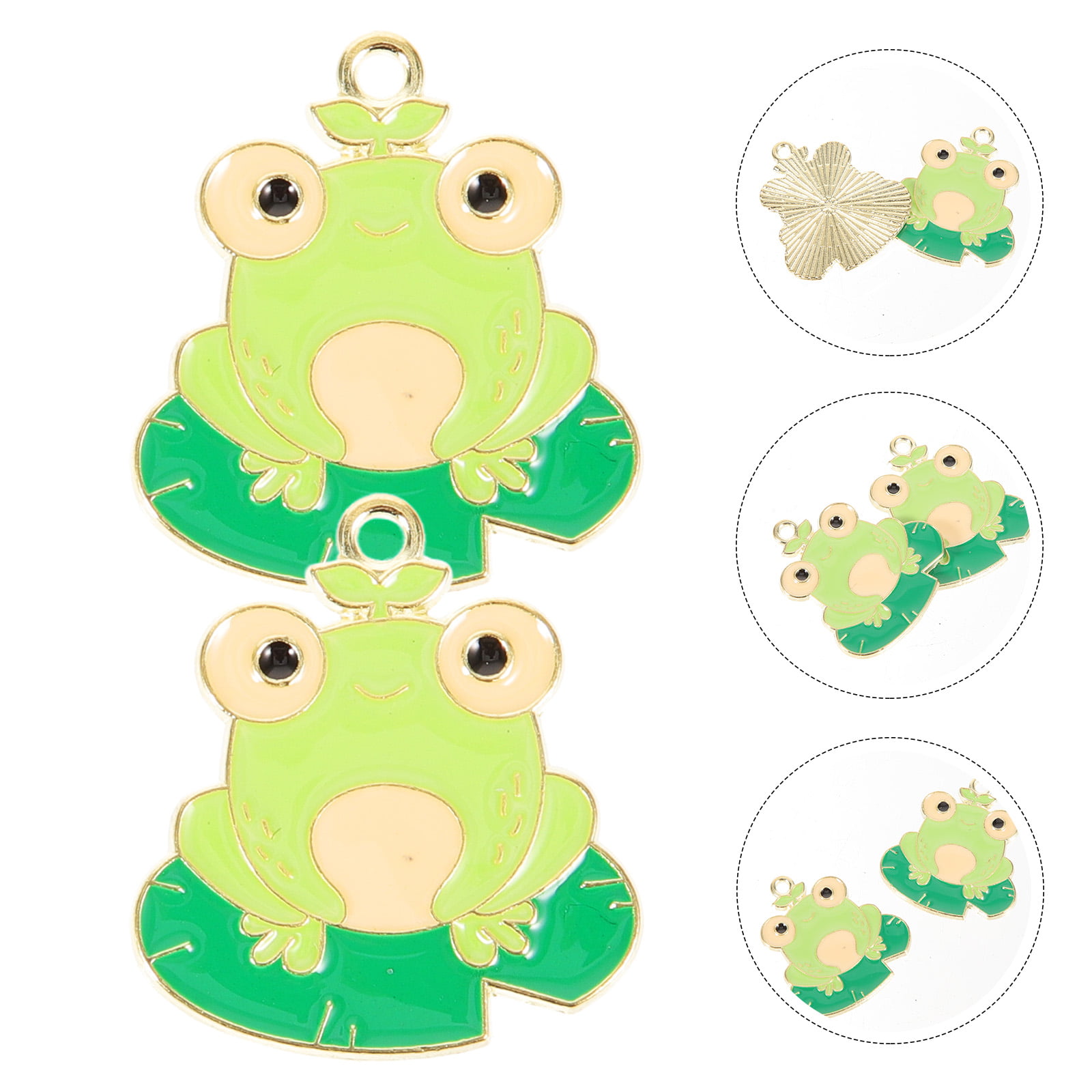 Frog Pendant Charms For Jewelry Making, Jewelry Charms For Diy Earrings  Necklace Bracelet - Temu