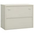 thumbnail image 3 of vidaXL Office Cabinet Light Grey 90x40x70 cm Steel, 3 of 5