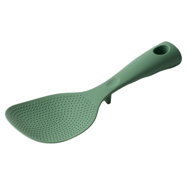 Fridja Clearance under $5 Silicone Rice Paddle Non-Stick Standing Rice Spoon with Ergonomic Handle - Heat Kitchen Utensil for Rice Cooker