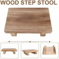 thumbnail image 5 of XIBUFE 2026 New Wooden Step Stool for Adults Bed Stool for High Beds Kitchen Bathroom Closet for Home,Kitchen,Bathroom,Bedroom,Office Great Wood Step Stool for Adults Kids, 5 of 7