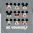 thumbnail image 3 of Disney Emoji - Be Yourself - Toddler And Youth Short Sleeve Graphic T-Shirt, 3 of 5