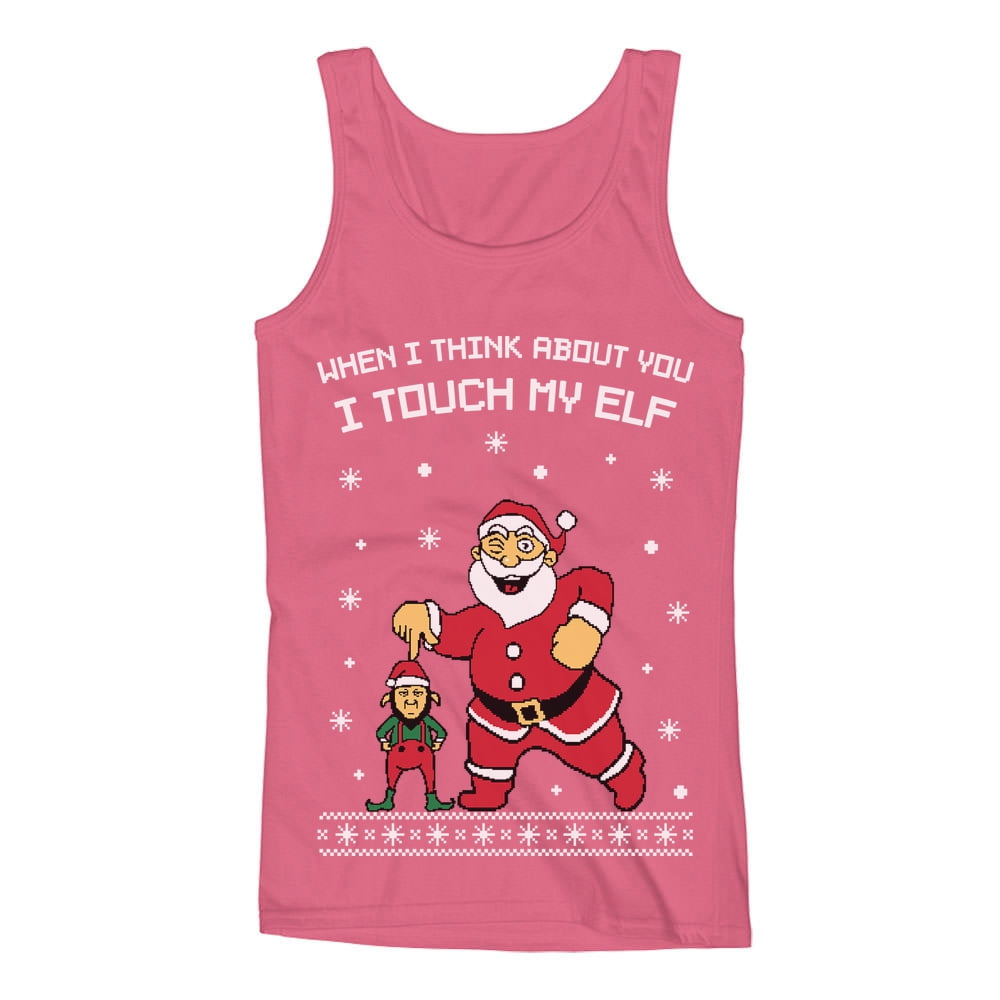 i touch my elf ugly sweater