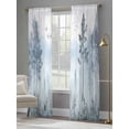 thumbnail image 4 of Ombre Forest Grey Sheer Curtains for Living Room Bedroom Mountain Watercolor Branches Sheer Curtains 84 Inch Long 2 Panels Set Light Filtering Curtain Window Treatments Drapes for Dining Room, 4 of 6