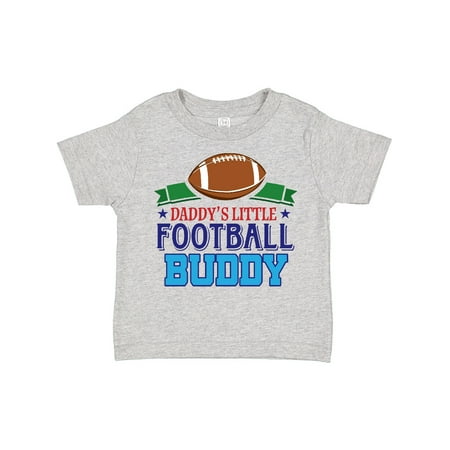 

Inktastic Football Boys Daddys Little Football Buddy Gift Toddler Boy Girl T-Shirt