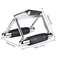 thumbnail image 4 of Accesorio De Cable De Ejercicio De Entrenamiento De Gimnasio Con De Barra Triangular De Acero Duradero, 4 of 7