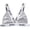 A-Grey111, variant on Womens T-Shirt Bras Ribbed Letter Print Triangle Bralette Seamless Comfort Bra Stretchy Soft Wireless Bralette Daily Wear