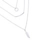 thumbnail image 5 of Guardurnaity Unique Chain Necklace Universal Aesthetic Jewelry Leaves Chokers Sweater Valentines Accessories Layered Necklaces Day for Women Plata 10piezas, 5 of 6