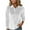 White, variant on Womens Long Sleeve Shirts Velvet Button Down Stand Collar Polo Shirt Casual Velour Outfits Relaxed Fit Pullover Tops Office Daily Wear Fall Winter Outfits Fall Spring Daily Loungewear