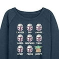 thumbnail image 3 of Star Wars - Mandalorian Moods - Women's French Terry Long Sleeve Pullover, 3 of 5