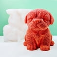 thumbnail image 3 of Milue Dog Mold for DIY Decoration Making Soap 3D Stereo Sitting Dog Candle Mold, 3 of 13