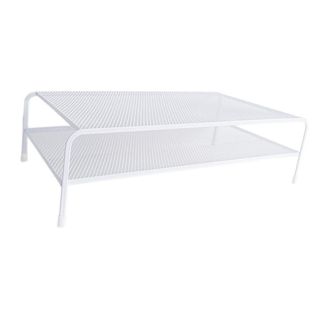 ziyahi Computer Stand Space Saving Multipurpose for Apartments Layer Desktop Double Home Double Layer 38x20x8cm