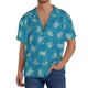thumbnail image 1 of Fotbe Sea Turtle Camisa Estampada de Manga Corta para Hombre, Casual de Verano, Estilo Playero, Sin Arrugas-Small, 1 of 5