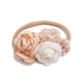 thumbnail image 4 of Baby Girl Floral Headbands- 3pcs Nylon Headband Handmade Flower Crown Elastic Hairband Newborn Toddler Hair Accessories Gifts for Girls, 4 of 6