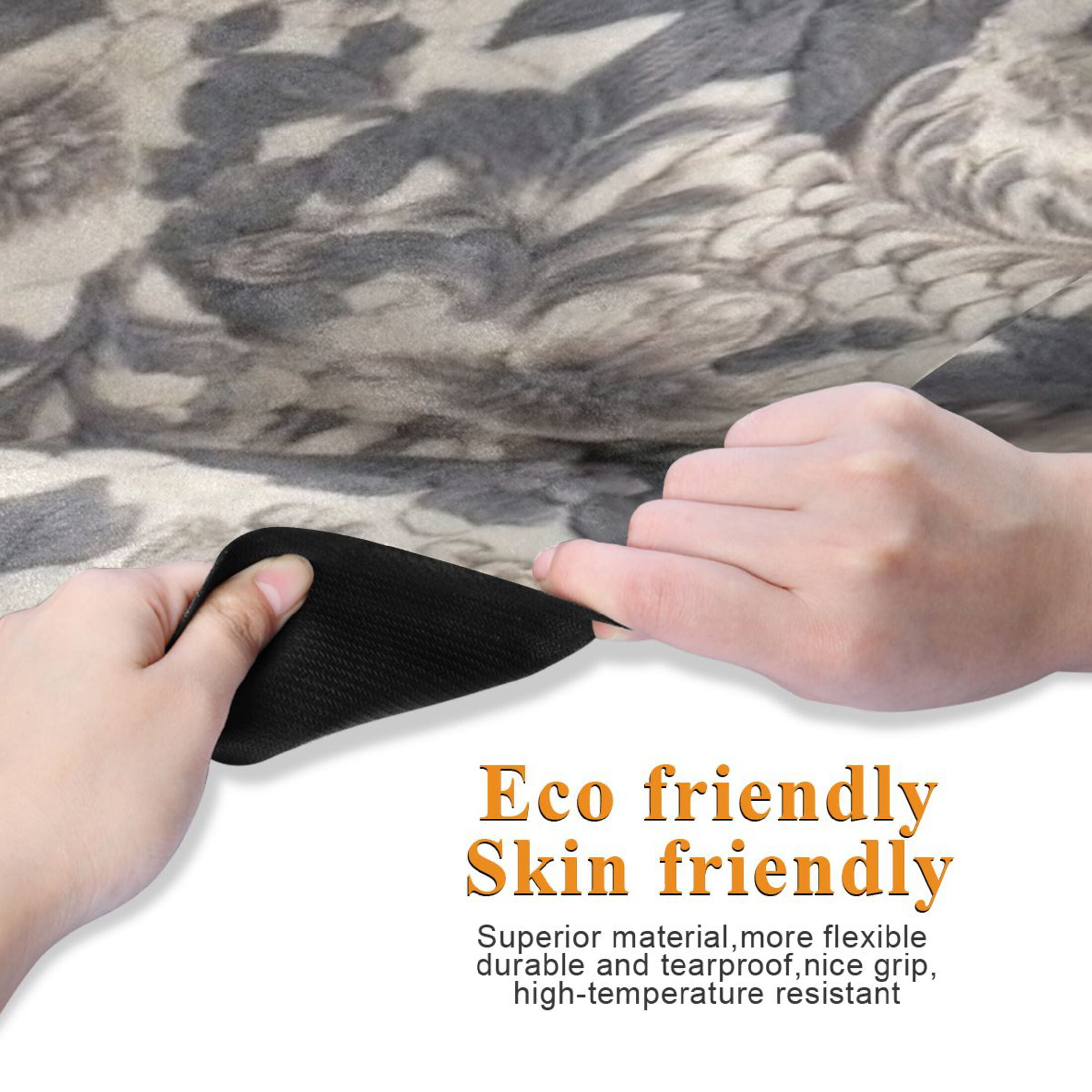 BZSMCE Yoga Mat Women Fitness Mat Floral Snake Pattern