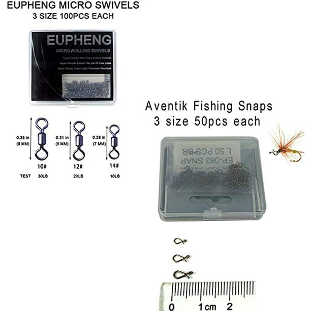 Aventik 150pcs Quick Change Fly Fishing Snaps Stainless Steel Fishing Swivels Fast Easy Secure Hook Snaps For Flies Jigs Lures Great Value Pack Walmart Com Walmart Com