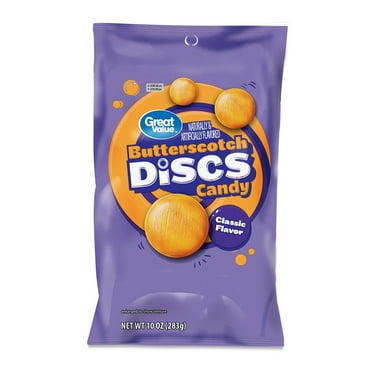Great Value Butterscotch Discs Hard Candy, 10 oz Bag