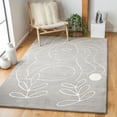 thumbnail image 2 of SAFAVIEH Fifth Avenue Dawson Abstract Area Rug, Grey/Ivory, 3' x 5', 2 of 8
